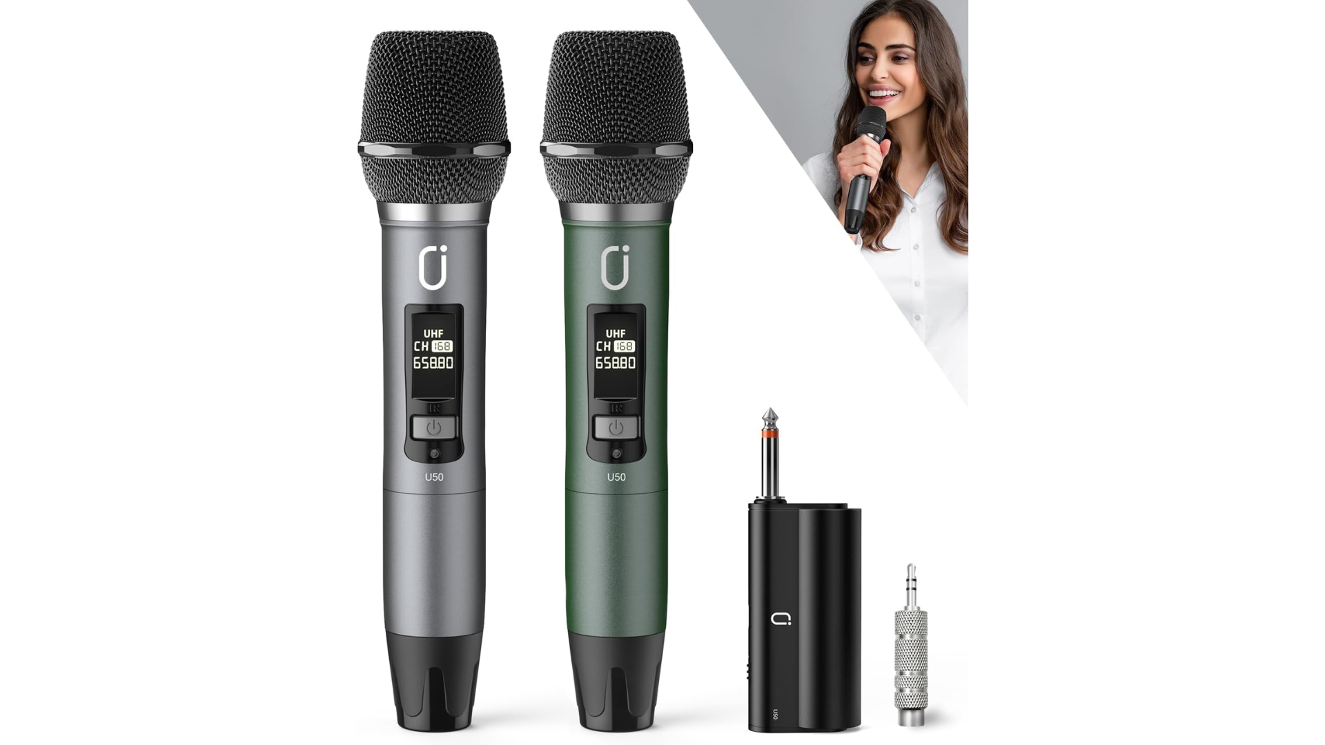 Professional_UHF_Dual_Microphones